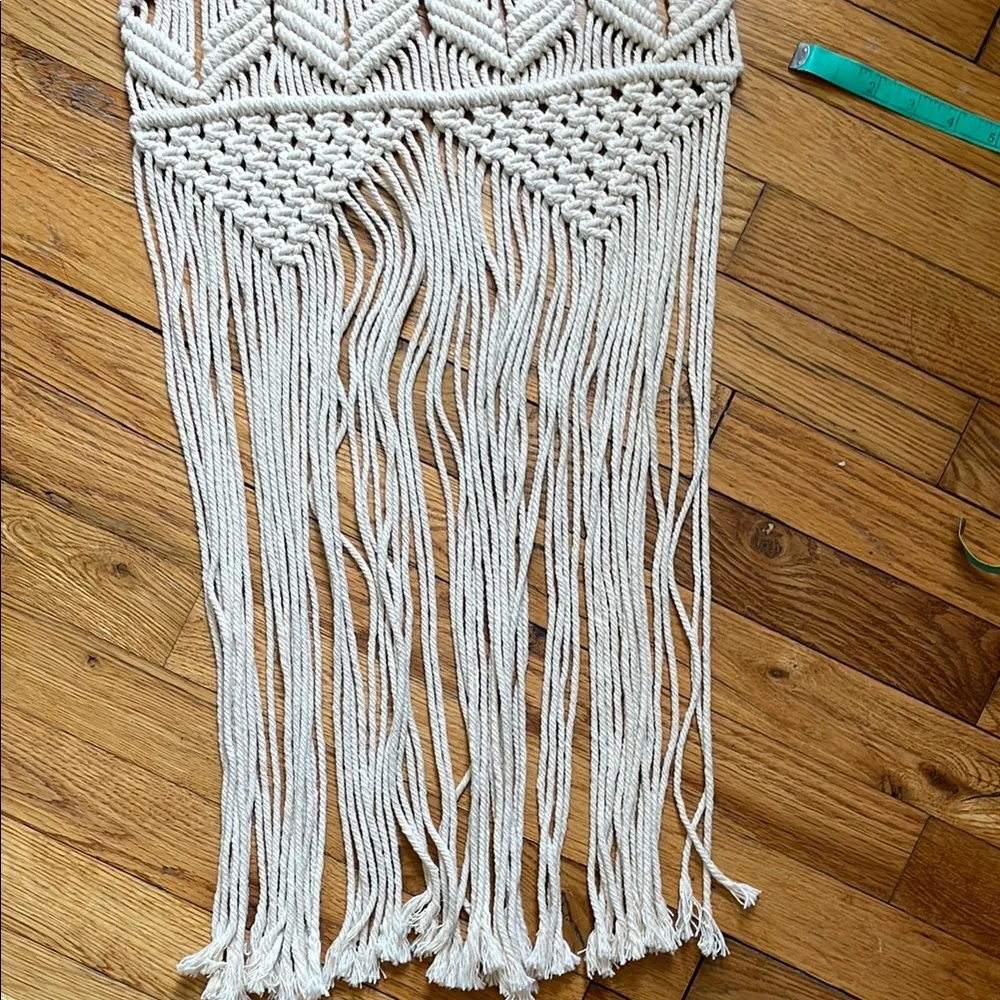 Cream Macrame Wall Hanging
